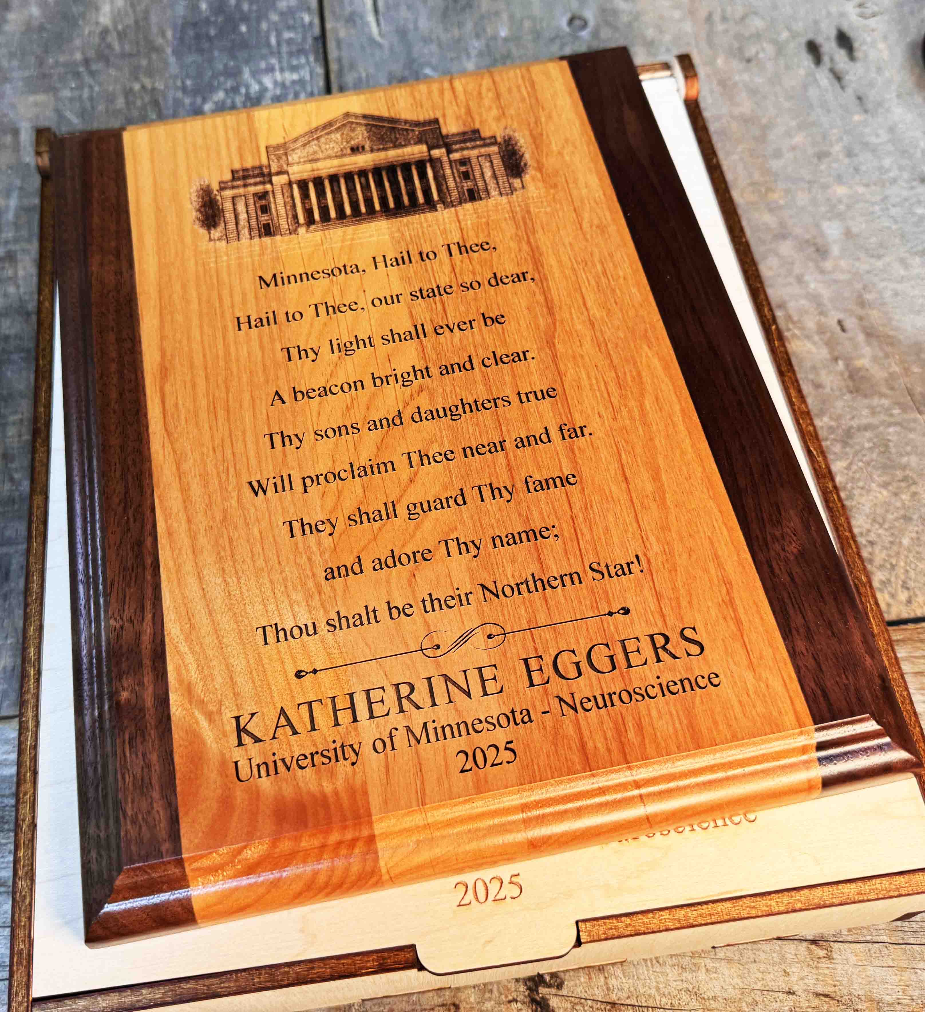 Wooden Plaque - Custom Engraved Memories Made Custom