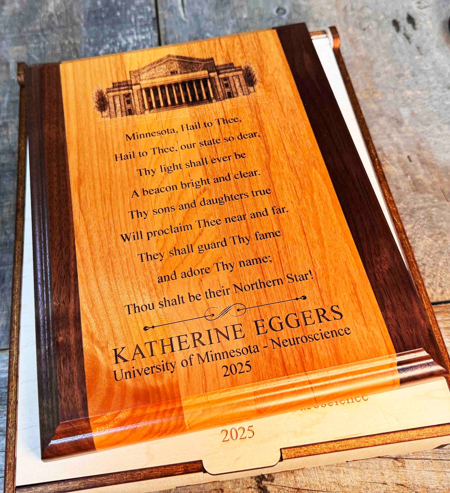 Wooden Plaque - Custom Engraved Memories Made Custom