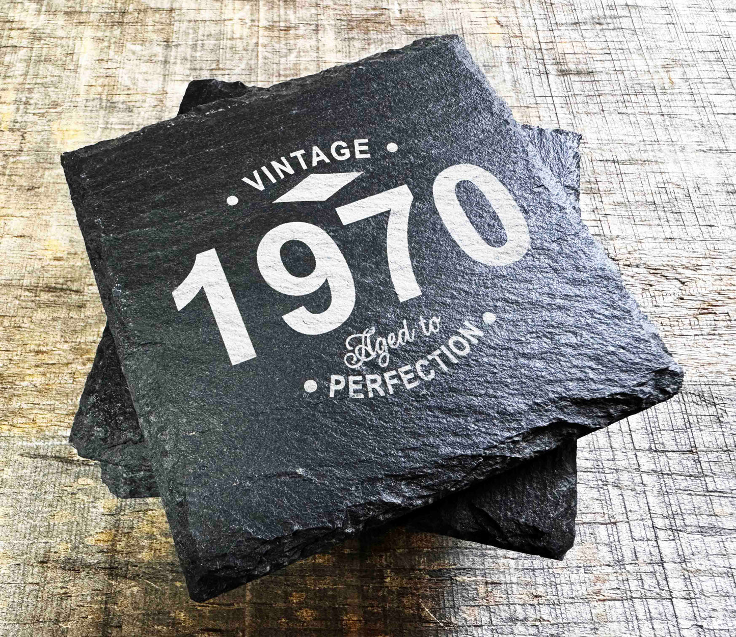 Slate Coaster - Vintage Aged to Perfection