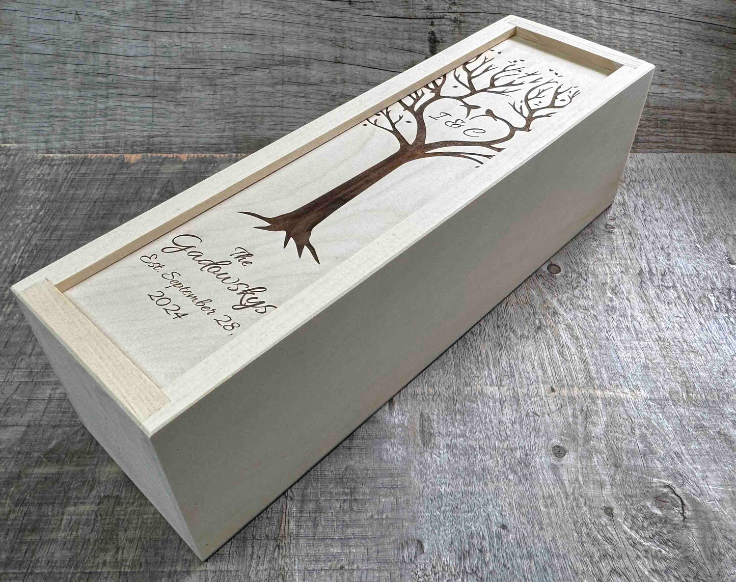 Wooden Wine Boxes - Design 6