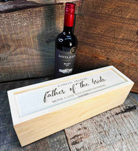 Custom Engraved Pine Wine Boxes - Design 40 Memories Made Custom