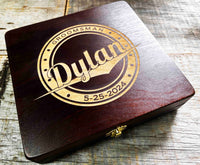 Premium Custom Engraved Wooden Groomsmen Gift Box - Design 13