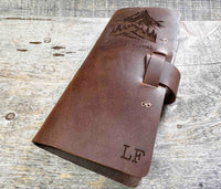 Engraved Leather Hiking Journal Memories Made Custom