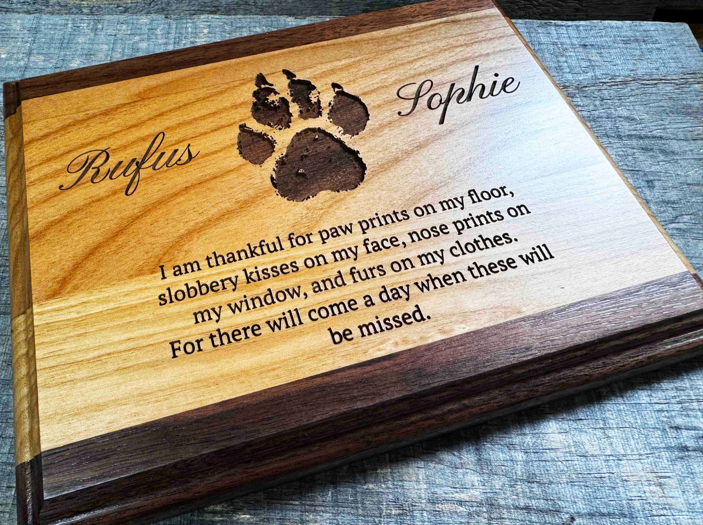 Wooden Plaque - Custom Engraved