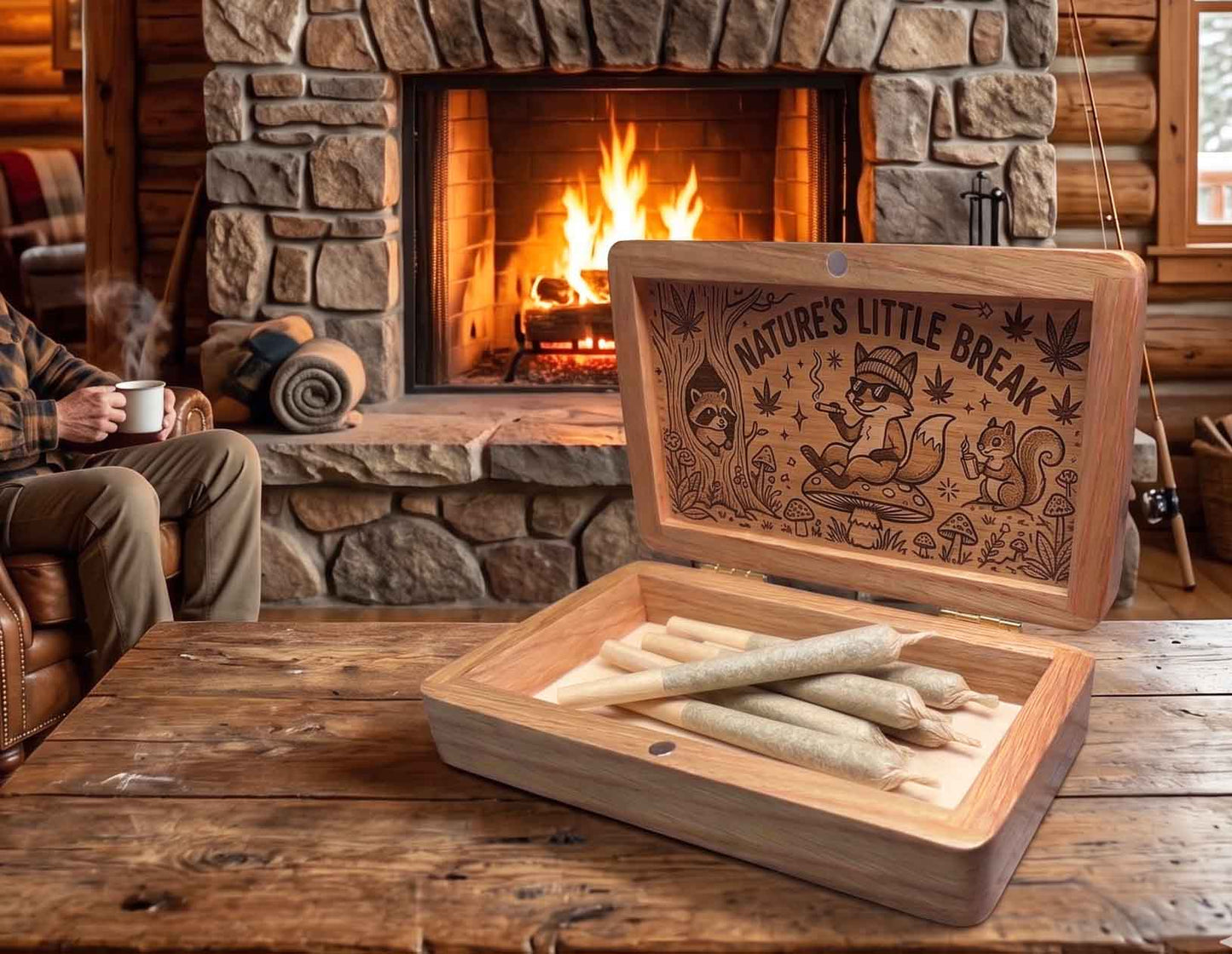 The Maple Buds Custom Hardwood Stash Box
