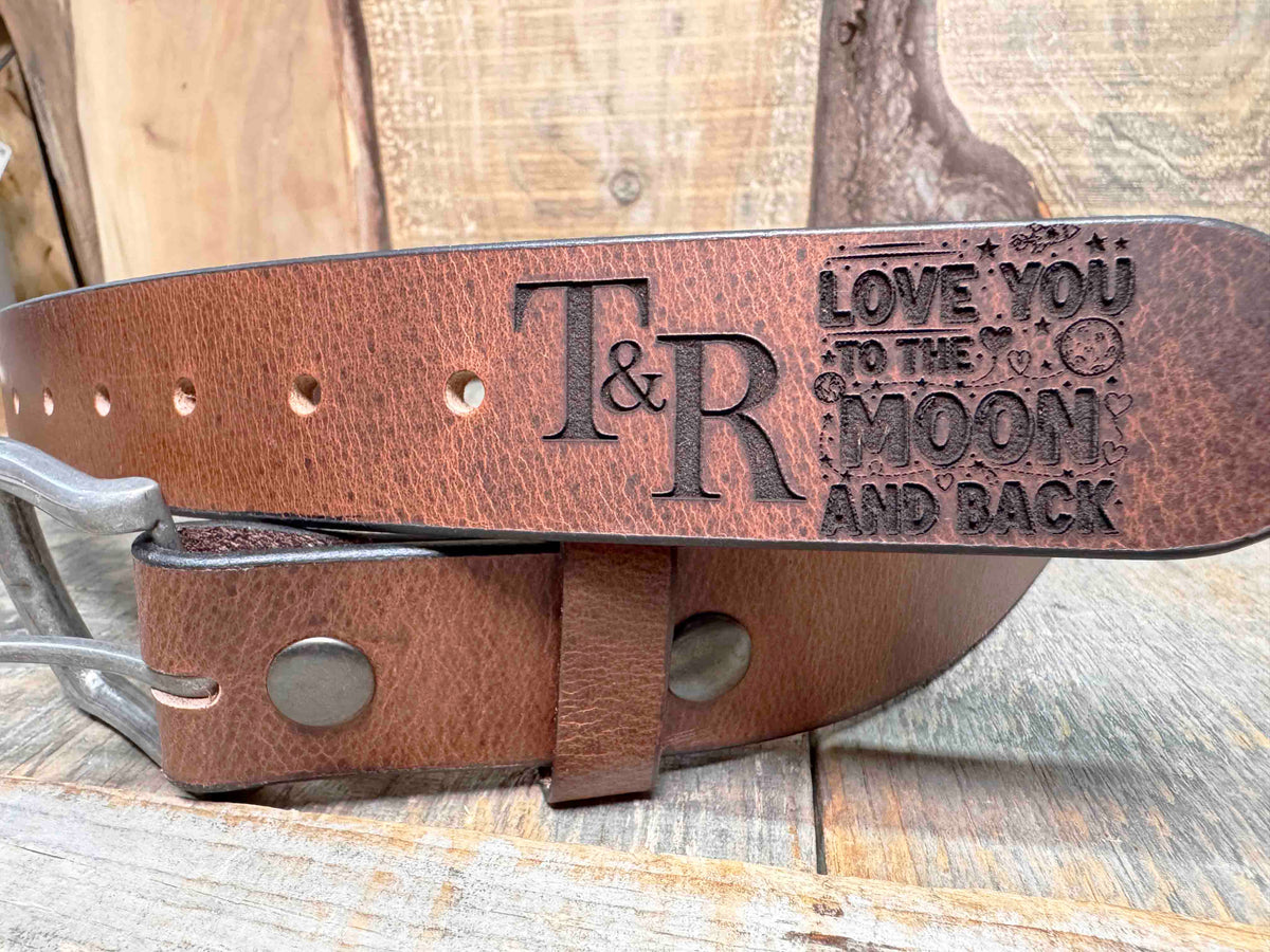 The Legacy Leather Belt Memories Made Custom