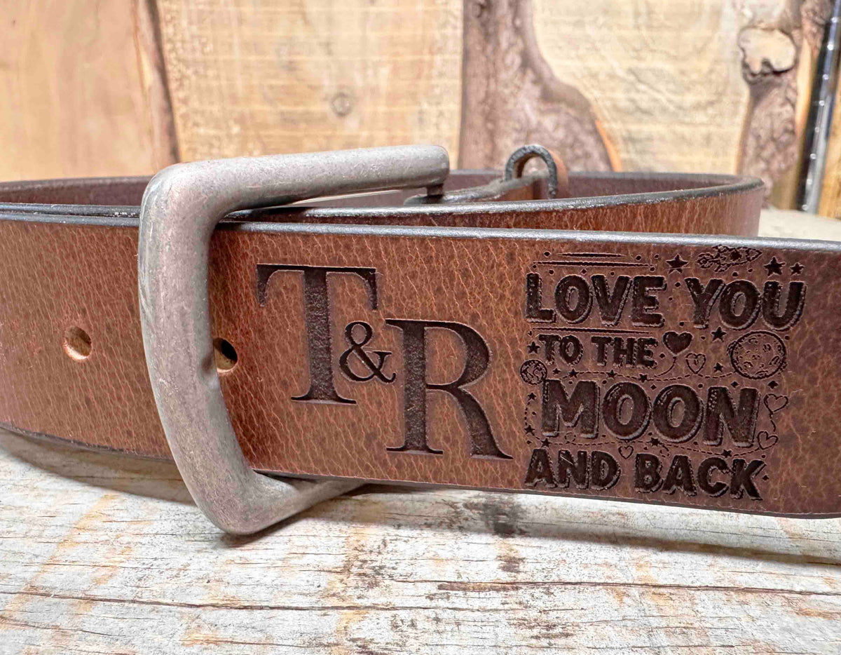 The Legacy Leather Belt Memories Made Custom