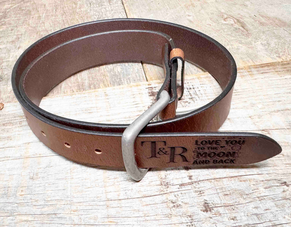 The Legacy Leather Belt Memories Made Custom