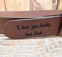 The Legacy Leather Belt Memories Made Custom