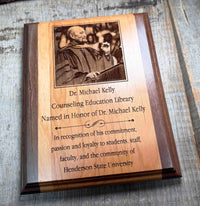 Wooden Plaque - Custom Engraved Memories Made Custom