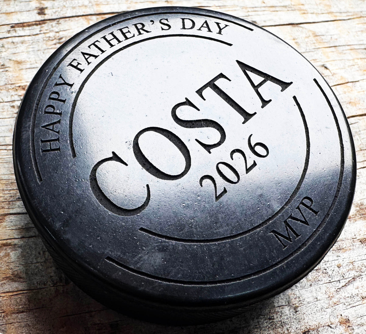 Custom Engraved Hockey Pucks | Personalized Gift for Coaches & Players