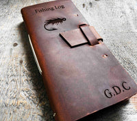Fishing Log Premium Leather Engraved Memories Made Custom