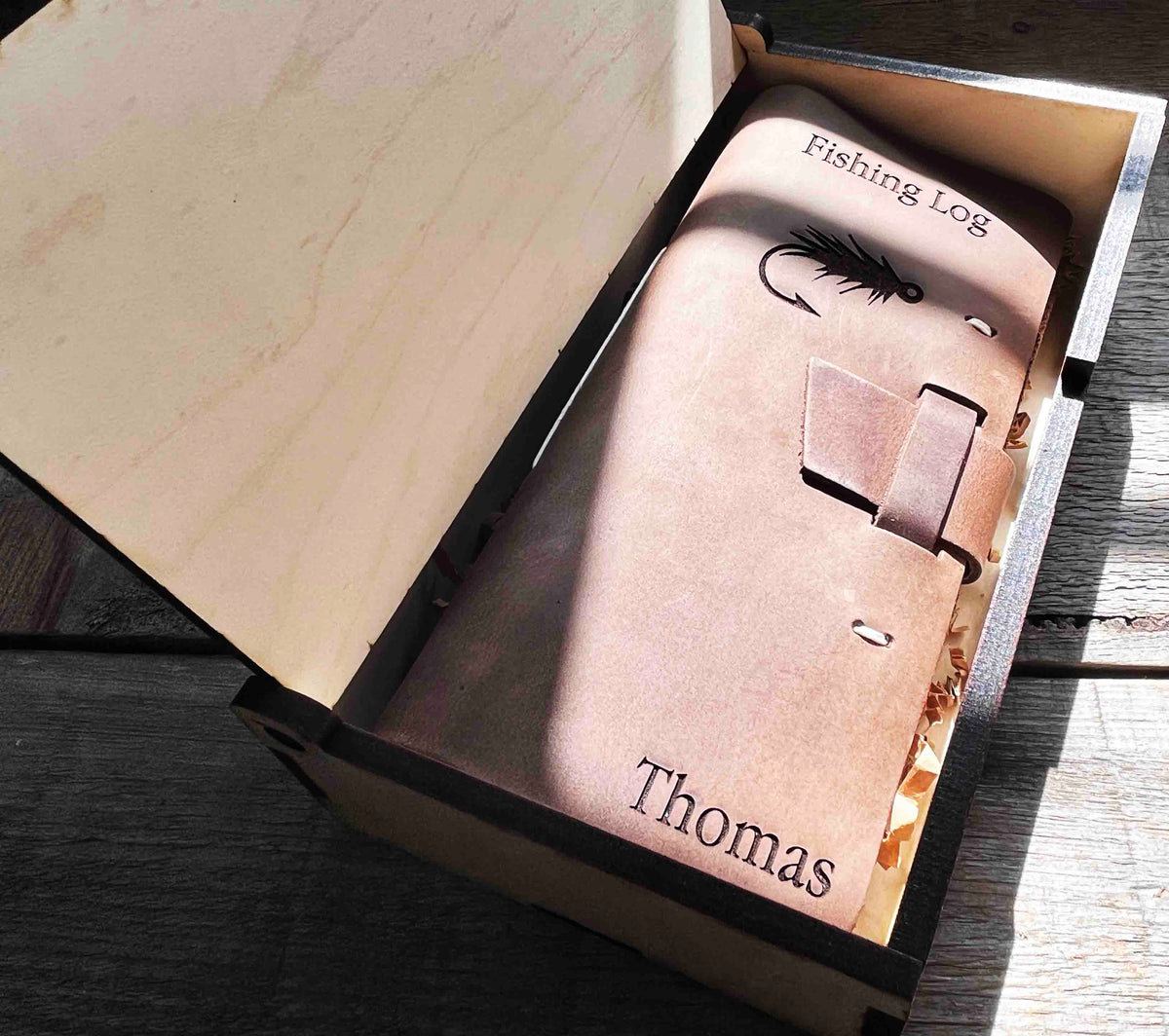 Fishing Log Premium Leather Engraved Memories Made Custom