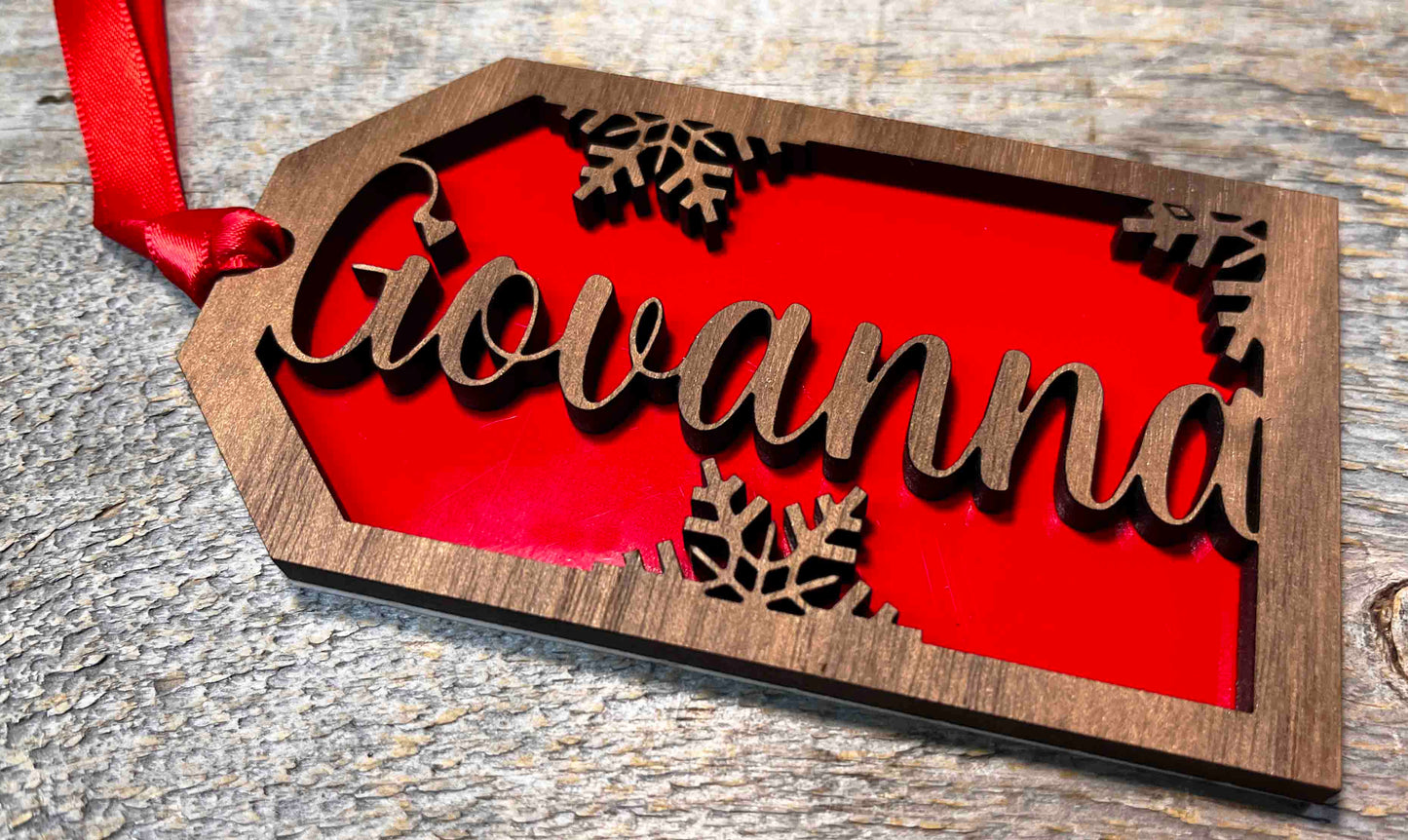 Custom Gift Name Tags