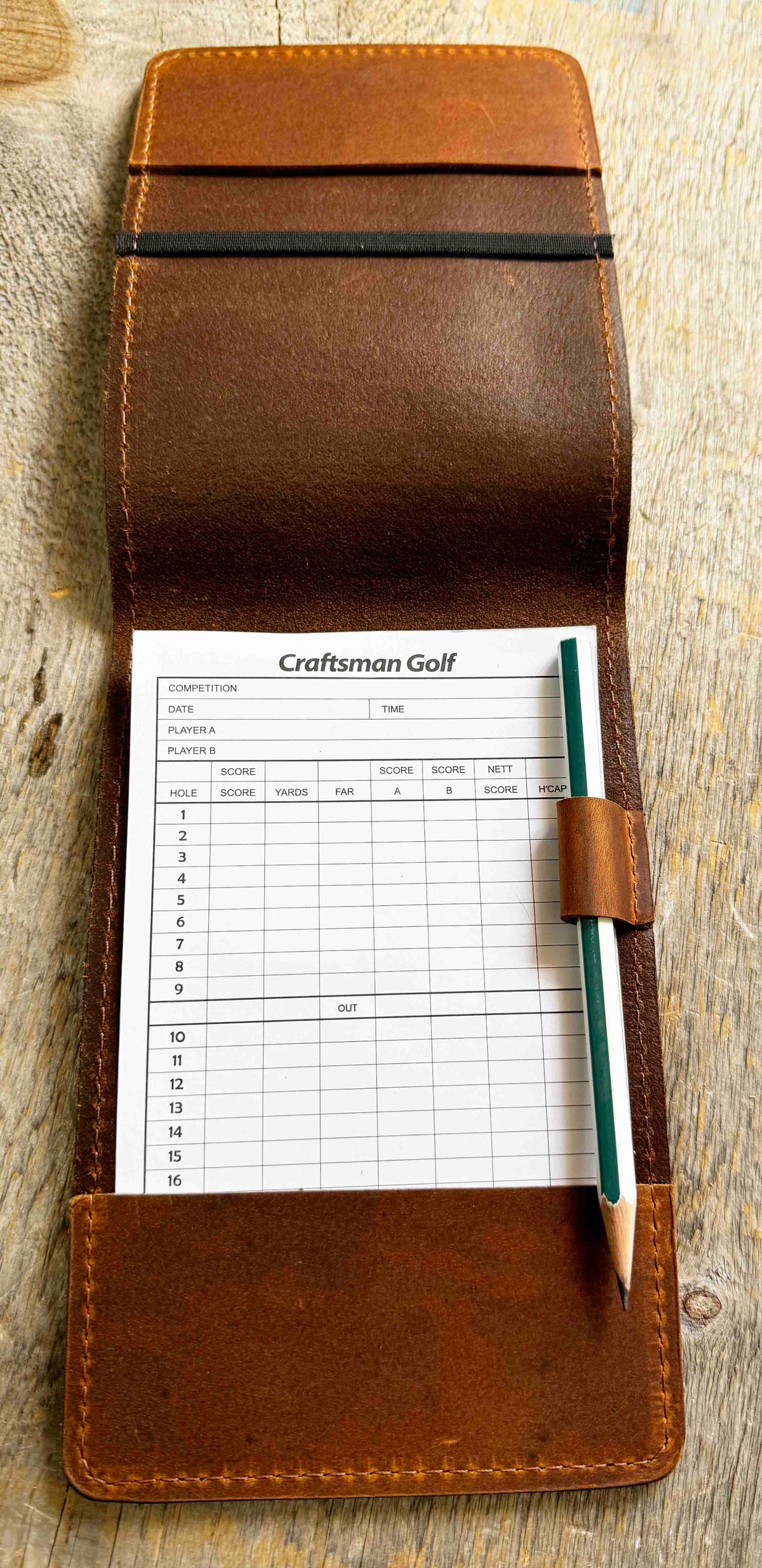 Golf Yardage Scorecard Memories Made Custom