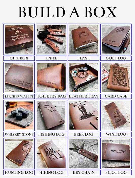 Build a Box - The Ultimate Groomsmen Gift Set - Memories Made Custom