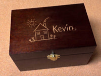 The Heirloom Box: Personalized Handwriting Keepsake & Memory Box