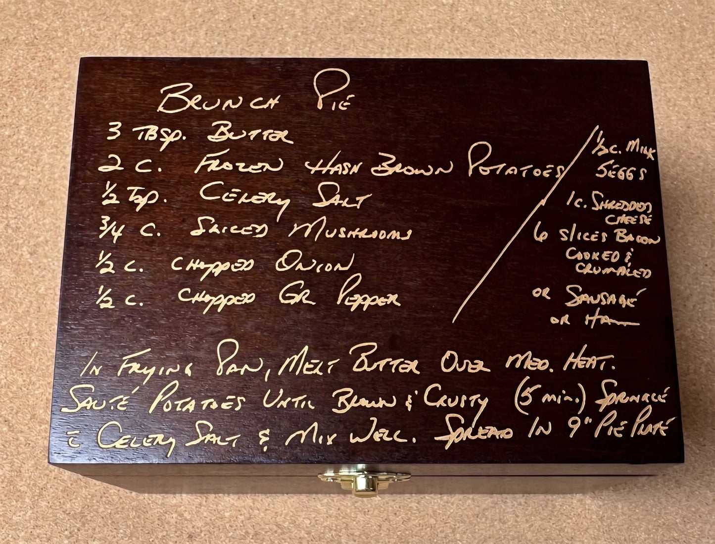 The Heirloom Box: Personalized Handwriting Keepsake & Memory Box