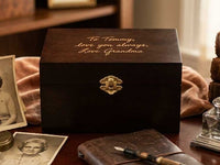 The Heirloom Box: Personalized Handwriting Keepsake & Memory Box