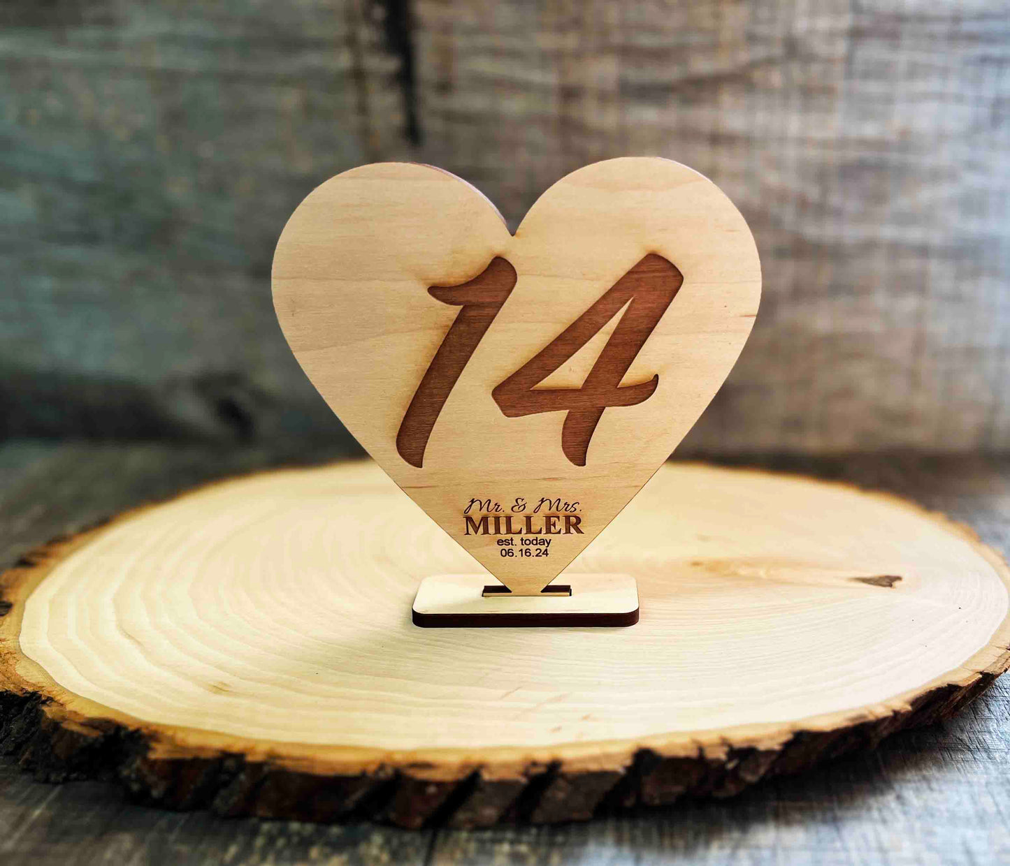 Custom Wooden Wedding Place Cards & Seat Holders | Memories Made