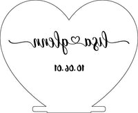 Heart Night Light Memories Made Custom