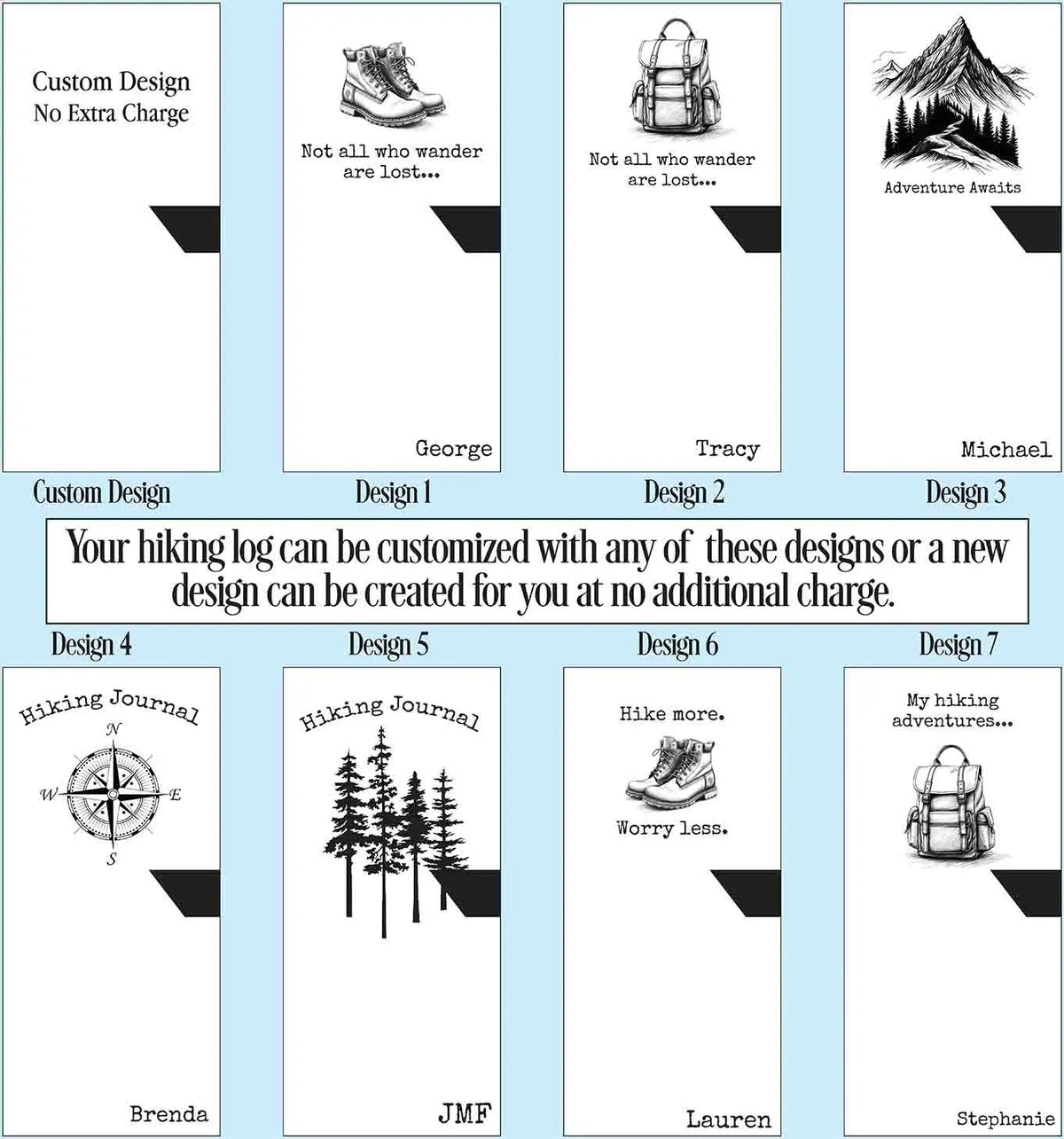 Engraved Leather Hiking Journal Memories Made Custom