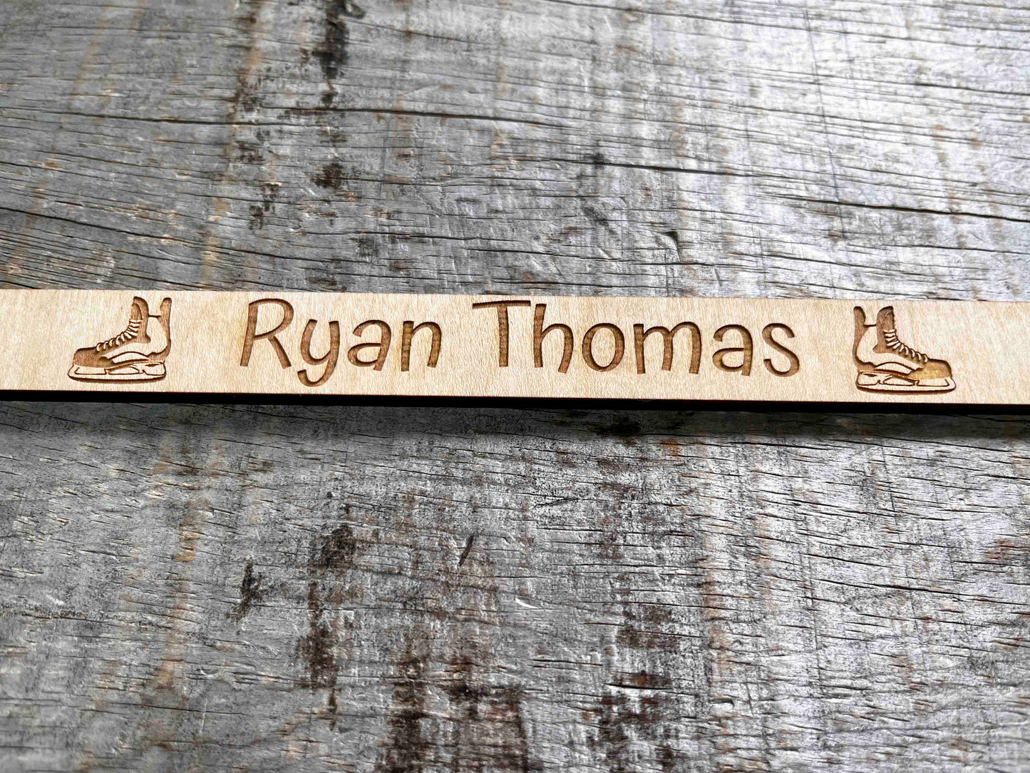 Mini Hockey Sticks - Laser Cut - Multiple Lengths Memories Made Custom