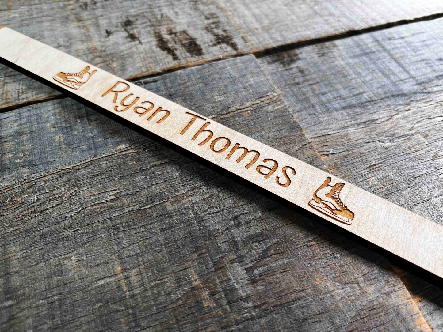 Mini Hockey Sticks - Laser Cut - Multiple Lengths Memories Made Custom