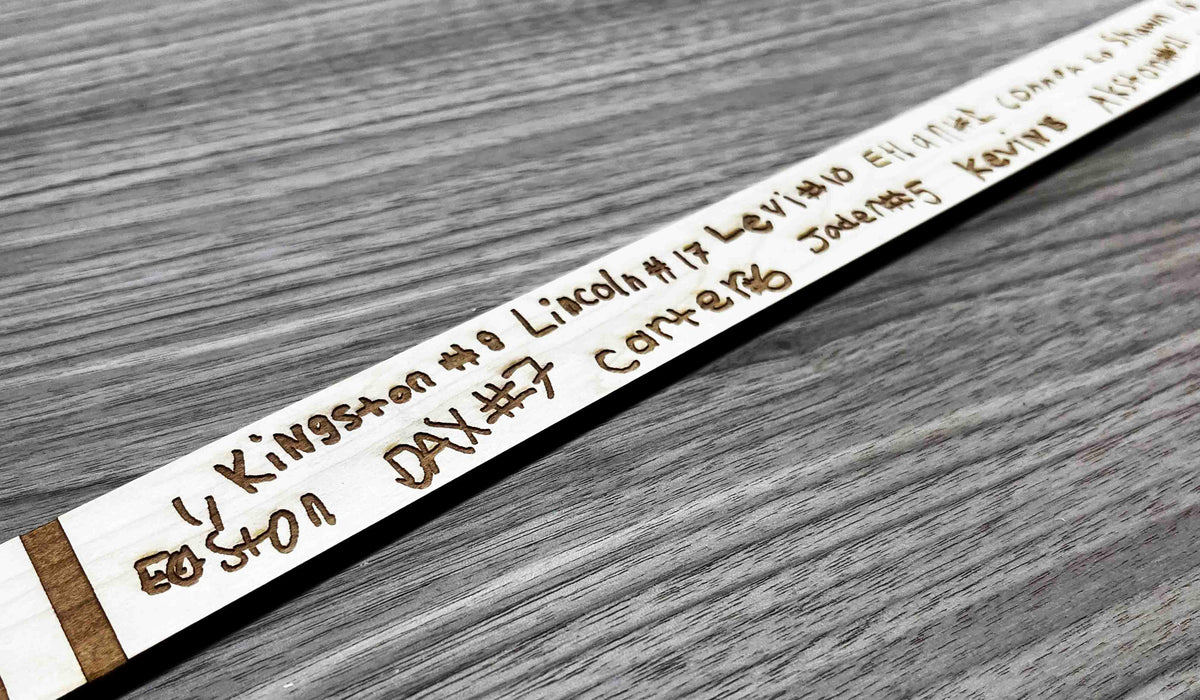 Mini Hockey Sticks Signed By Players, Coaches Parents Memories Made Custom