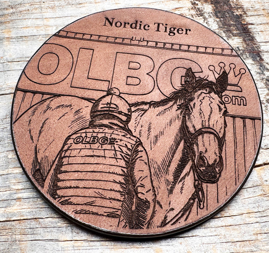 Custom Coasters - Premium Leather