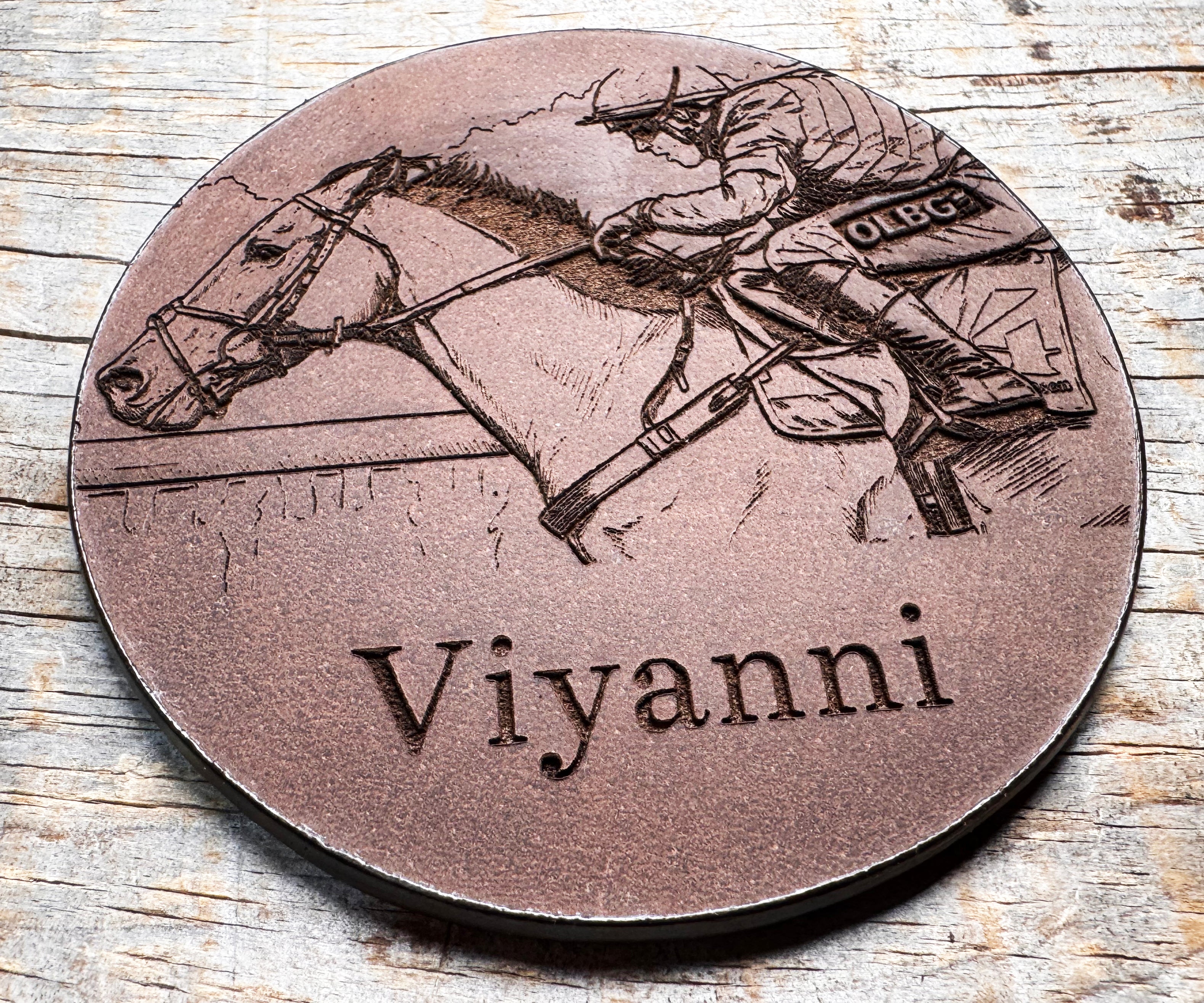 Custom Coasters - Premium Leather