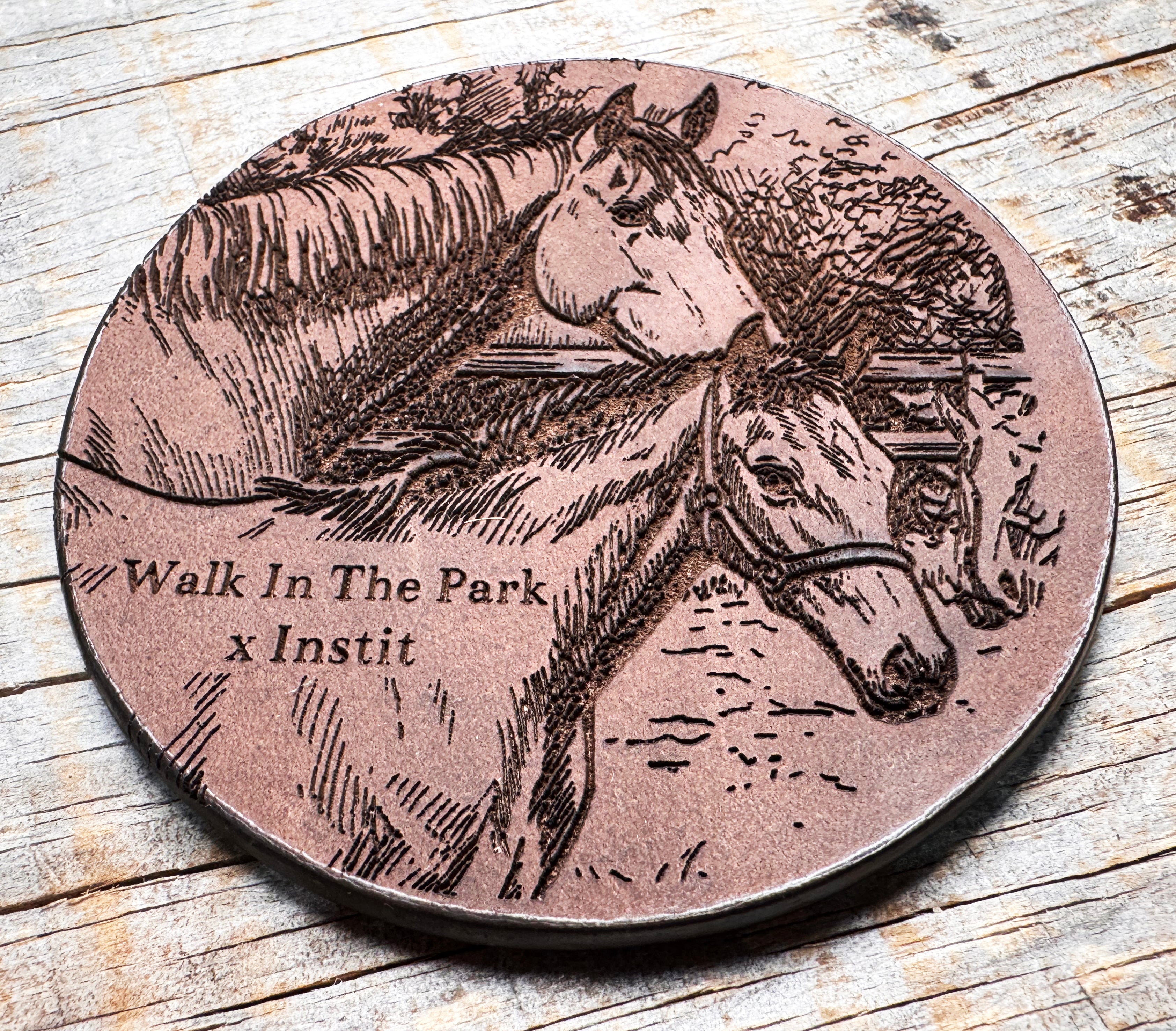 Custom Coasters - Premium Leather