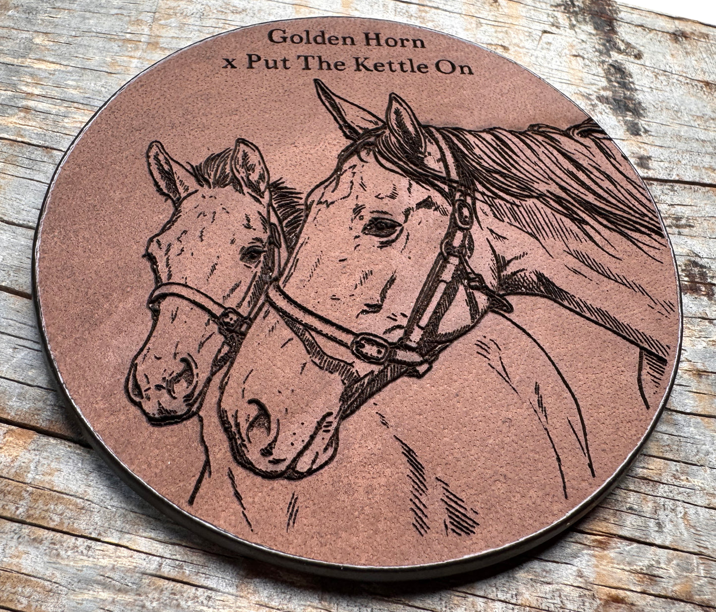 Custom Coasters - Premium Leather