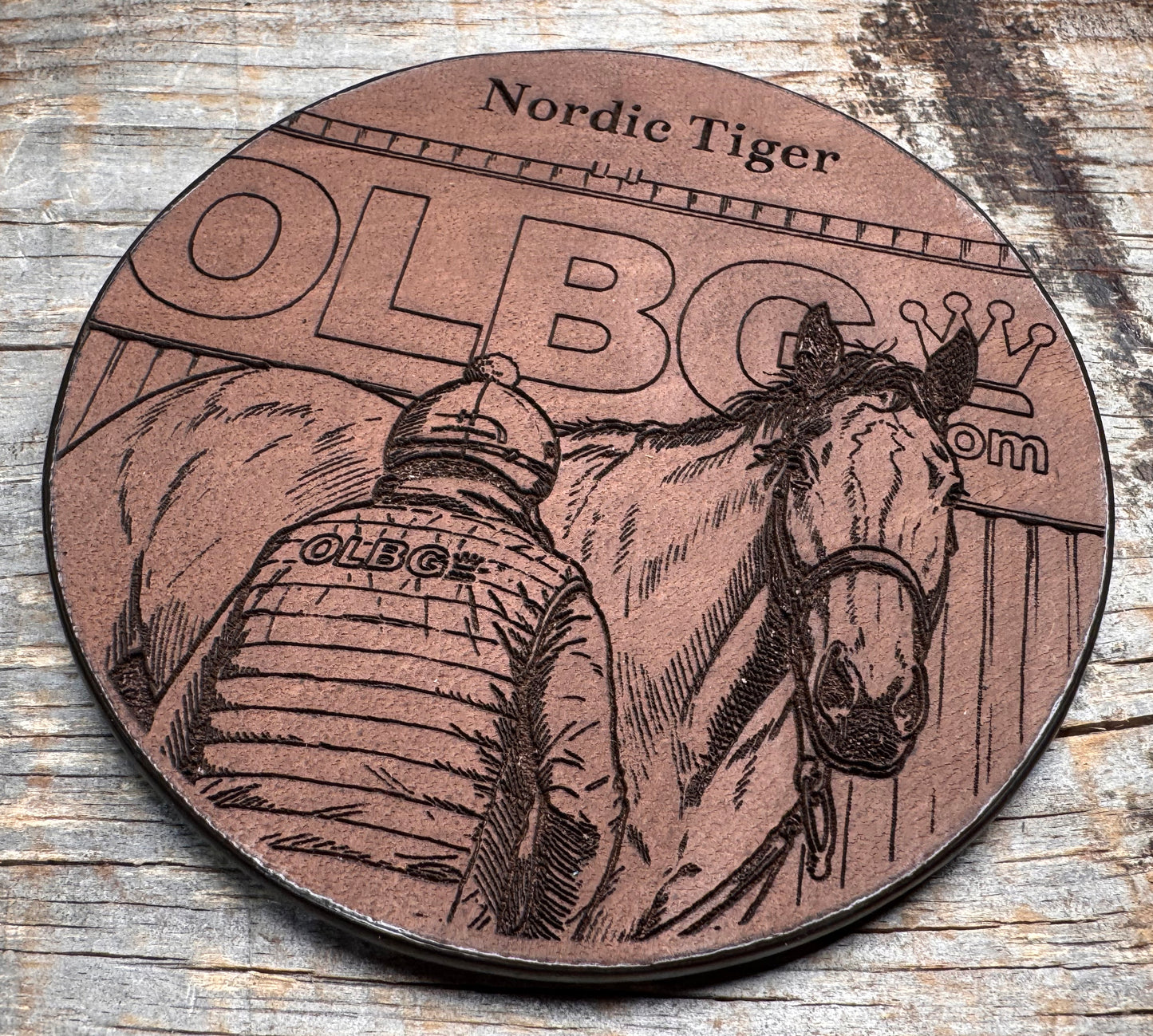 Custom Coasters - Premium Leather