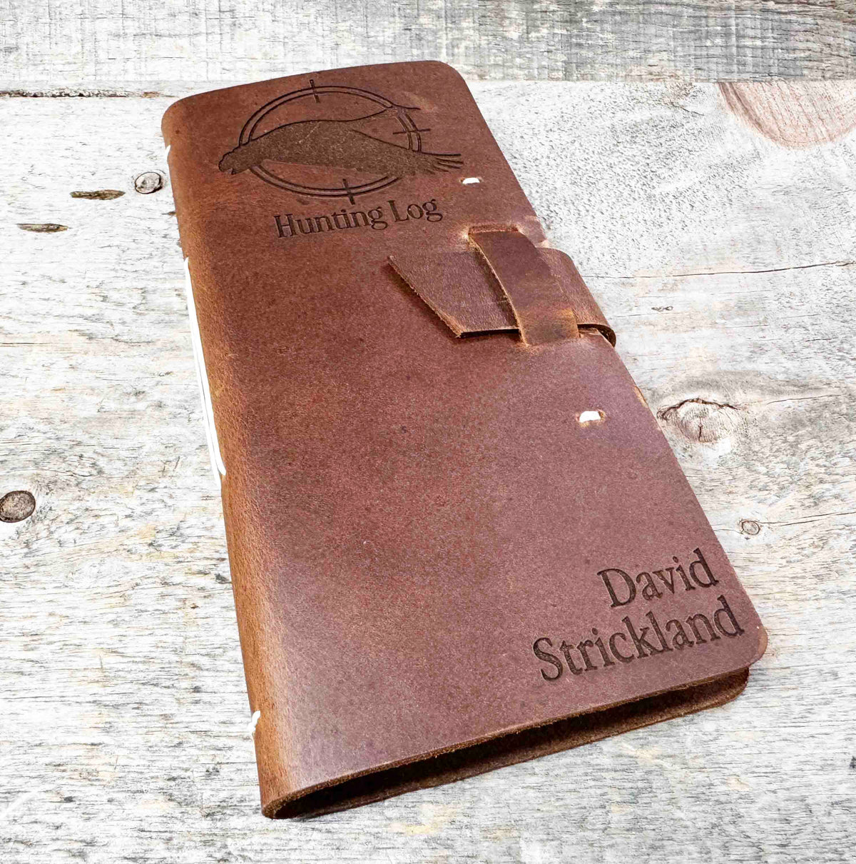 Hunting Log Premium Leather Engraved Memories Made Custom