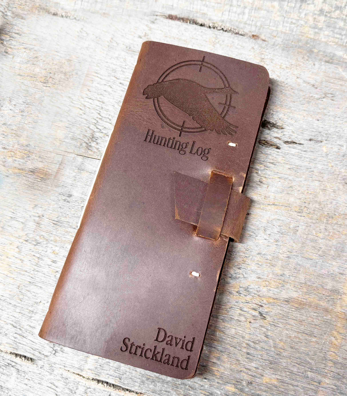 Hunting Log Premium Leather Engraved Memories Made Custom
