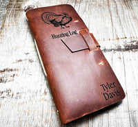 Hunting Log Premium Leather Engraved Memories Made Custom