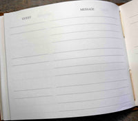 Guest Registry Memorial Book Leather Engraved Memories Made Custom