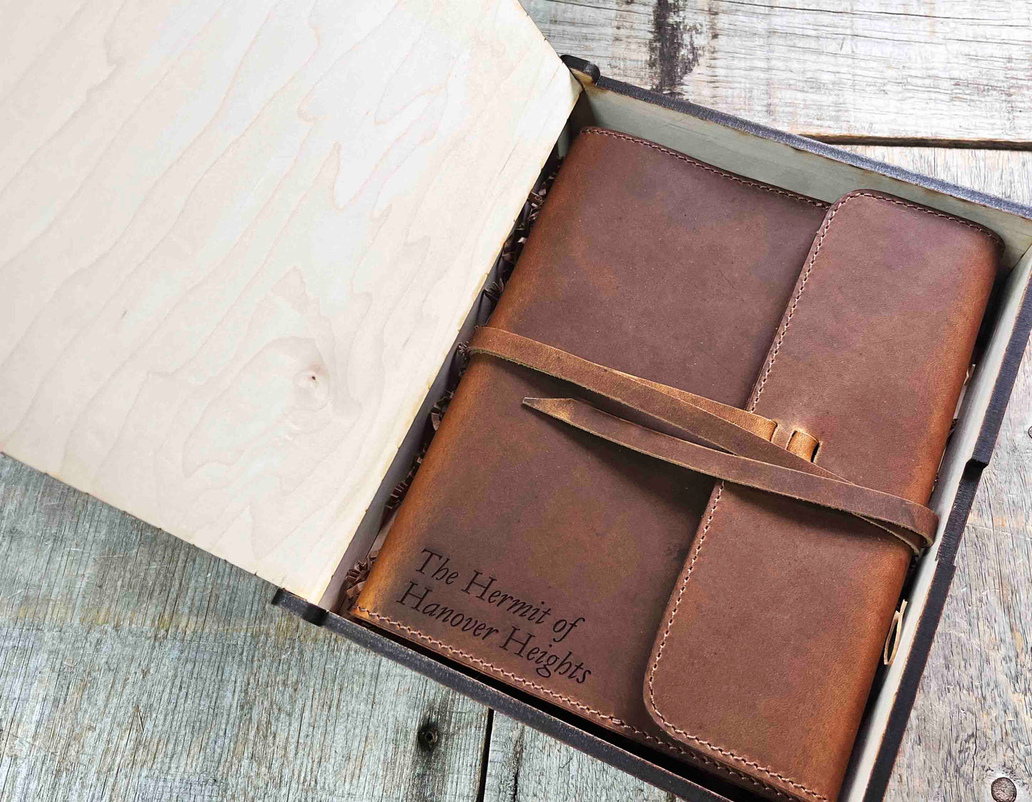 Refillable Journal / Premium Leather / Custom Engraved Memories Made Custom