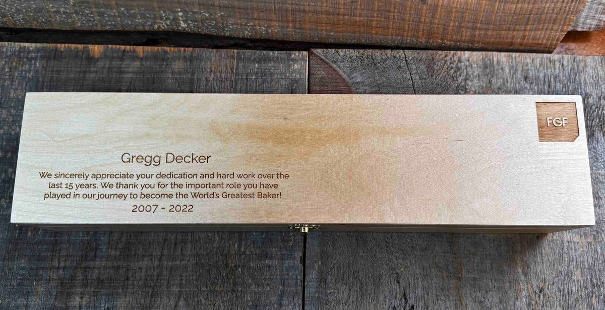 Custom Knife Box for FGF Memories Made Custom