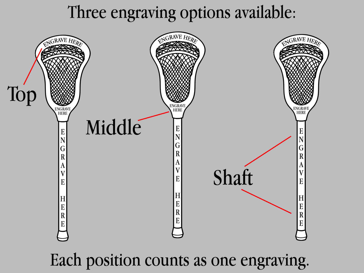 Mini Lacrosse Sticks - Laser Cut - Multiple Lengths Memories Made Custom