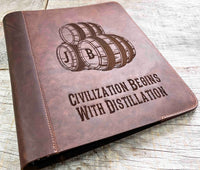 Binder Premium Leather Engraved Memories Made Custom