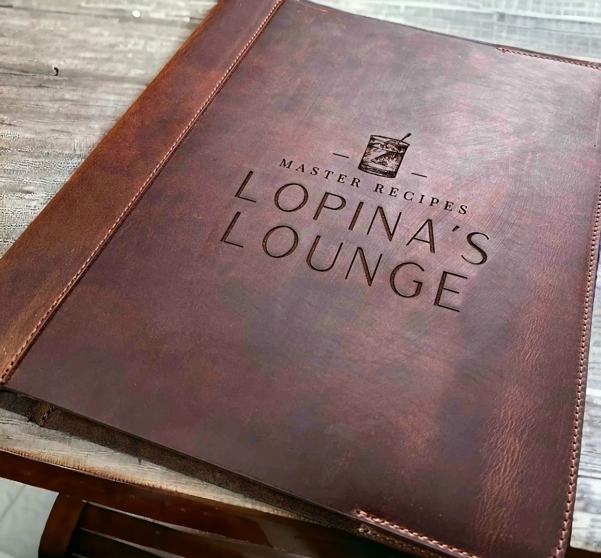 Binder Premium Leather Engraved Memories Made Custom