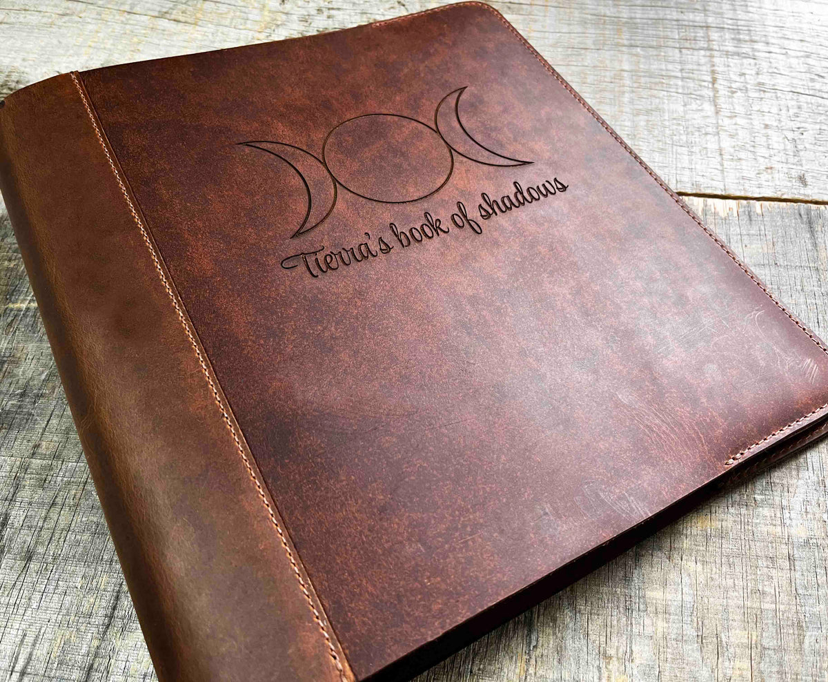 Binder Premium Leather Engraved Memories Made Custom