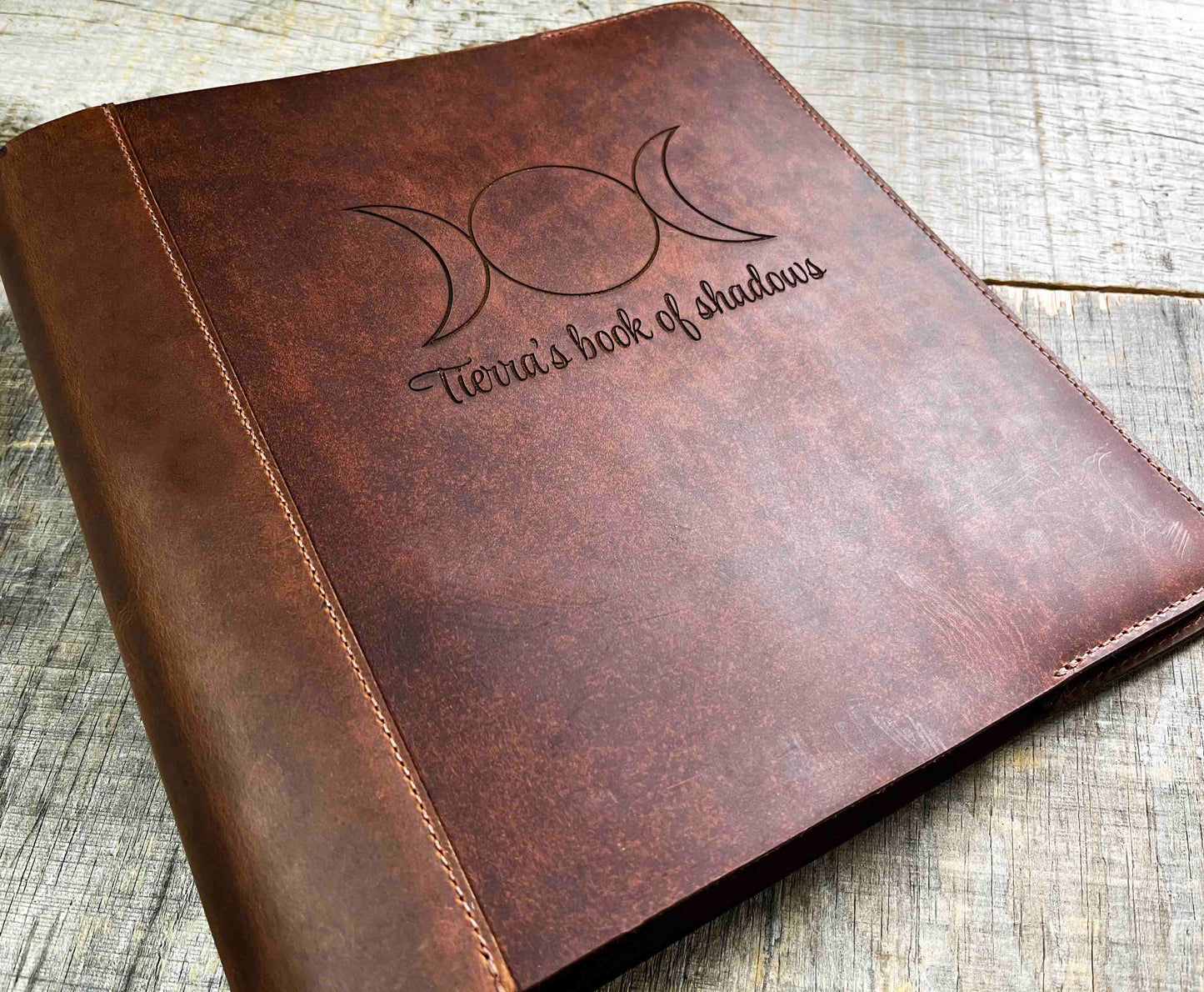 Binder Premium Leather Engraved