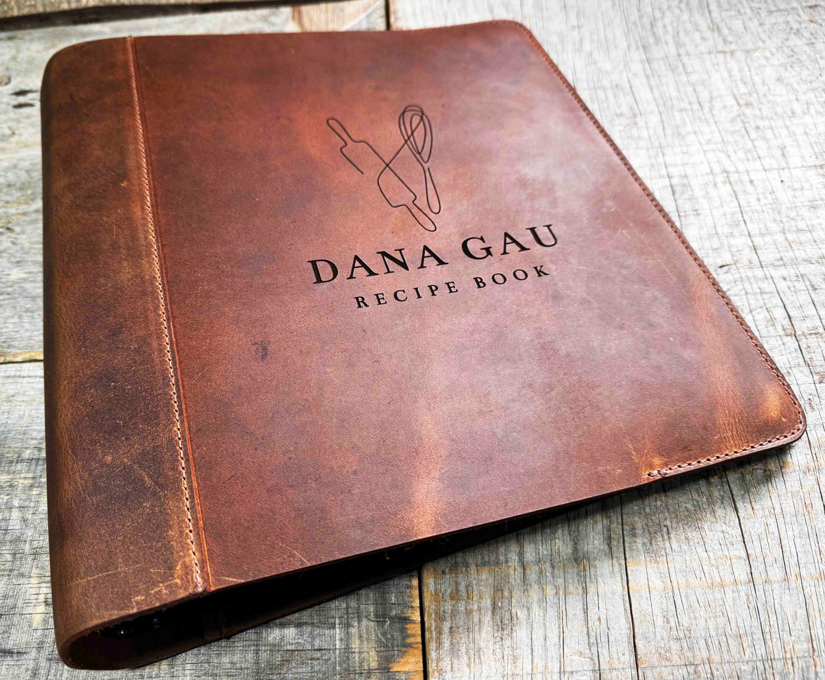 Binder Premium Leather Engraved Memories Made Custom