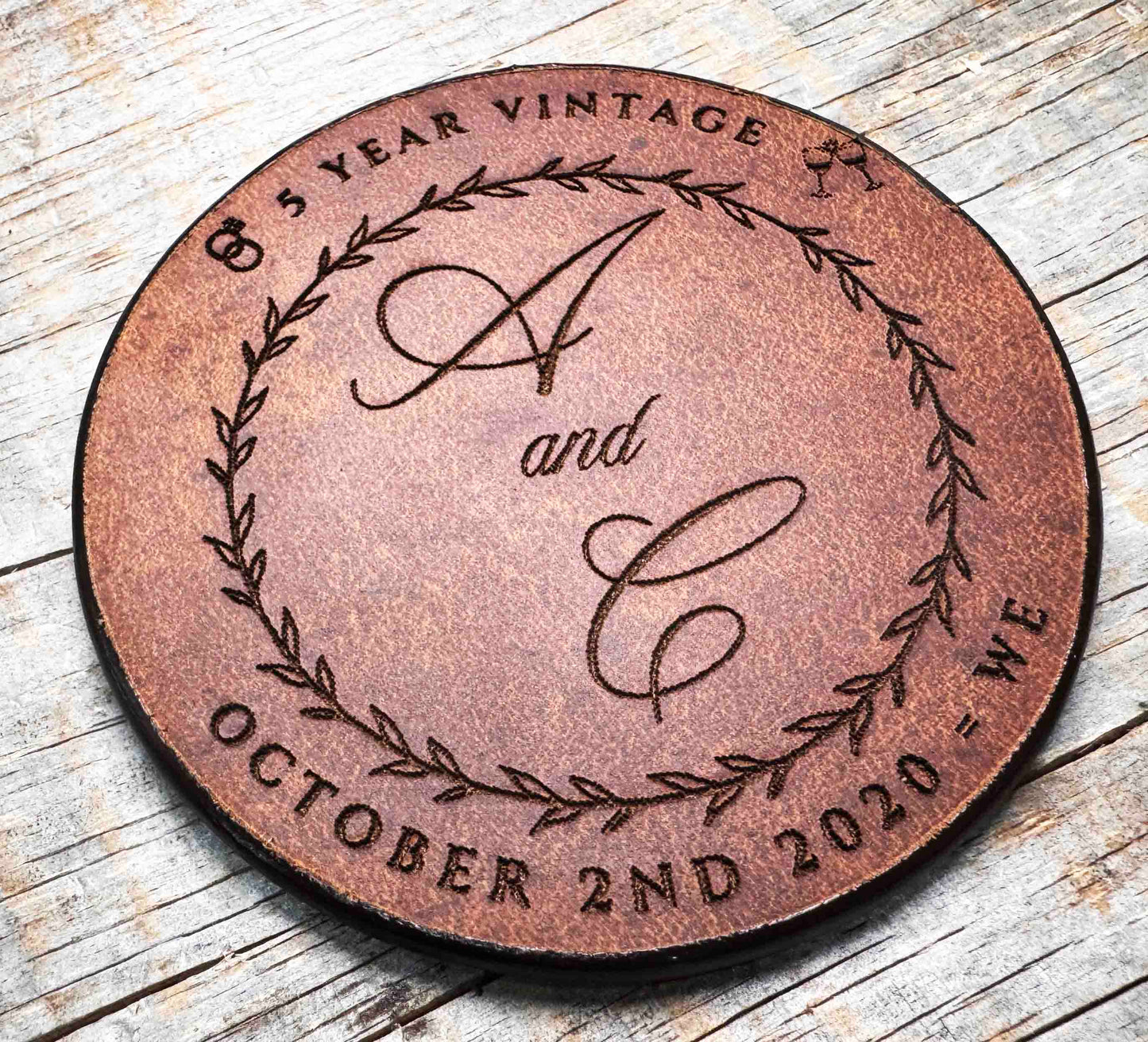 Custom Coasters - Premium Leather - Memories Made Custom
