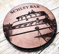 Custom Coasters - Premium Leather - Memories Made Custom