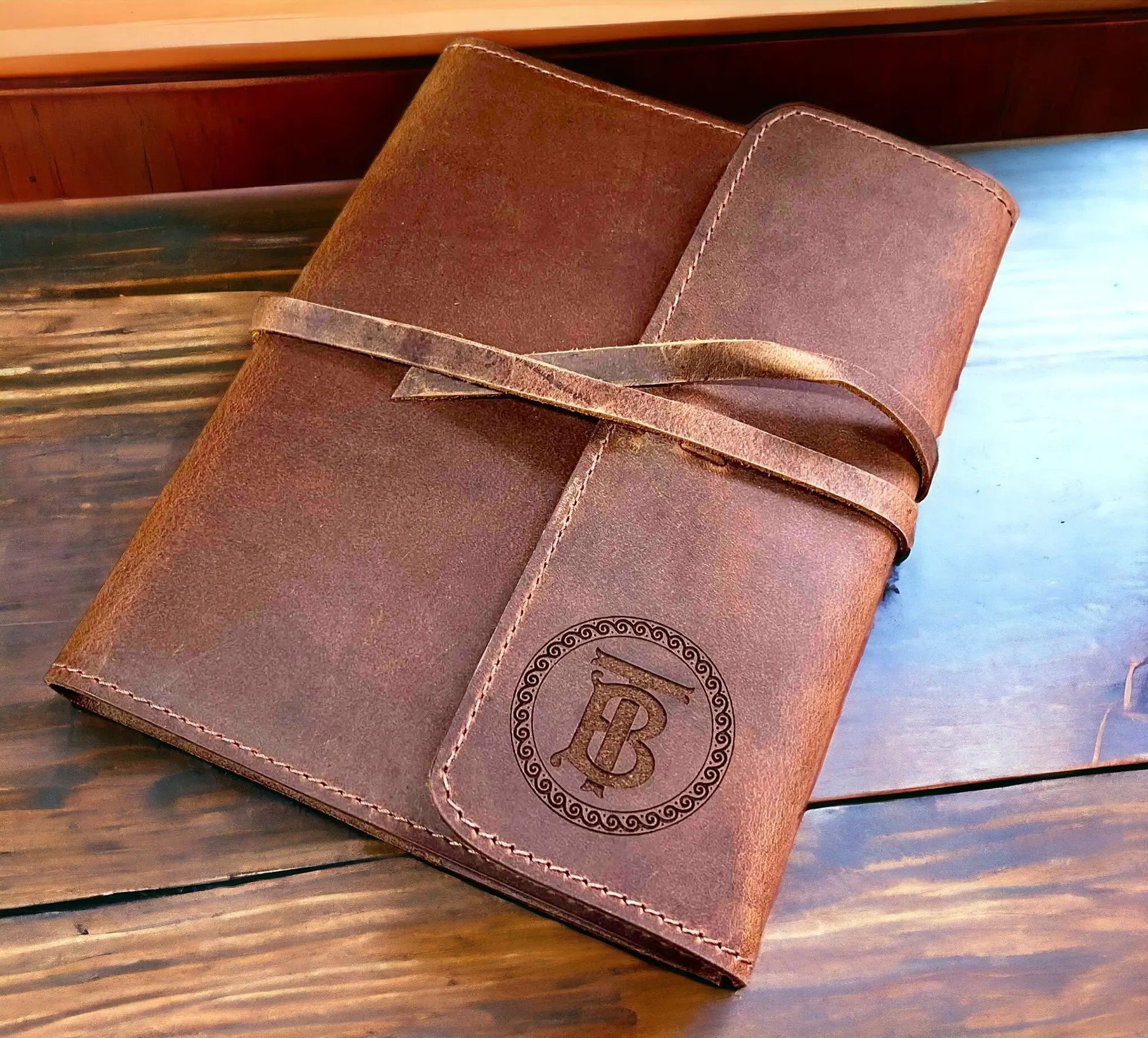 Refillable Journal / Premium Leather / Custom Engraved Memories Made Custom