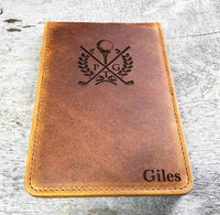 Golf Yardage Scorecard Memories Made Custom